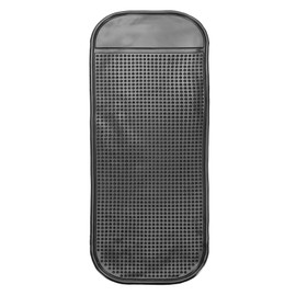 QUARKZMAN Car Dashboard Non-Slip Mat 8 x 3 Inch Universal Sticky Dashboard Pad Washable Reusable Car Non-Slip Mats for Phone Keys Black