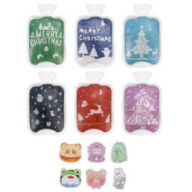 Pack of 6 Pocket Warmers, Winter Mini Pocket Hand Warmers, Reusable Hand Warmers, Cute Cartoon Pocket Hand Warmers, for Children and Adults at Home or on the Go