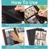ALKALO Photo Album Pages Refill for 6 Ring Binder, 15