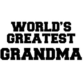 World's Greatest Grandma 25 Pcs Stickers Pack 2.25 x 1.25 in Mother's Day Granny