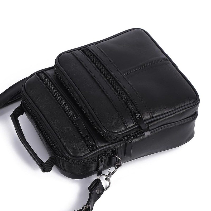 SOTALA Genuine Leather Flight Companion Shoulder Bag Work Bag Messenger