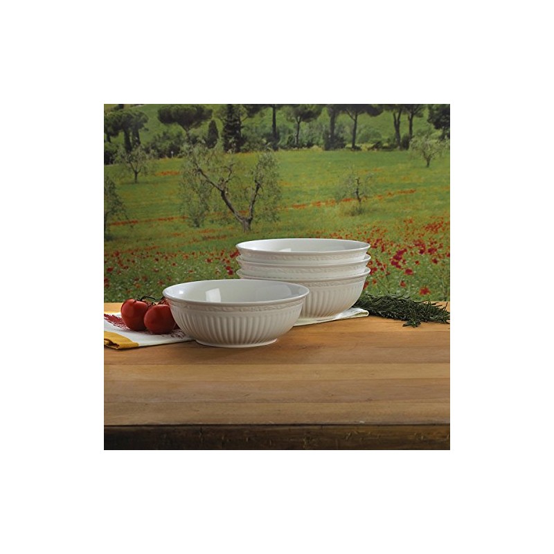 Mikasa Italian Countryside Soup/Cereal Bowl, 7-Inch, Set of 4