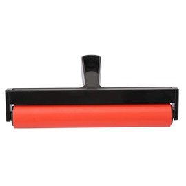 Rubber Brayer Roller, Pressure Gauge Durometer Roller Stamping Tool for Art Ink Painting Printmaking Wallpaper (20 cm)