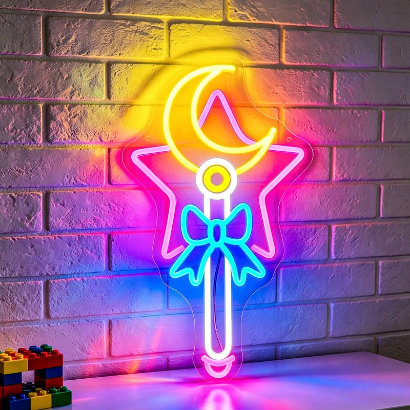 Moon Star Neon Sign Led Sign Neon Signs for Wall