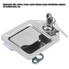 Car Door Lock T Shape Stainless Steel with 2 Keys