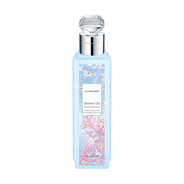 Jill Stuart Mermaid Shower Gel, White Floral, 8.5 fl oz (250 ml), Limited Edition Body Soap