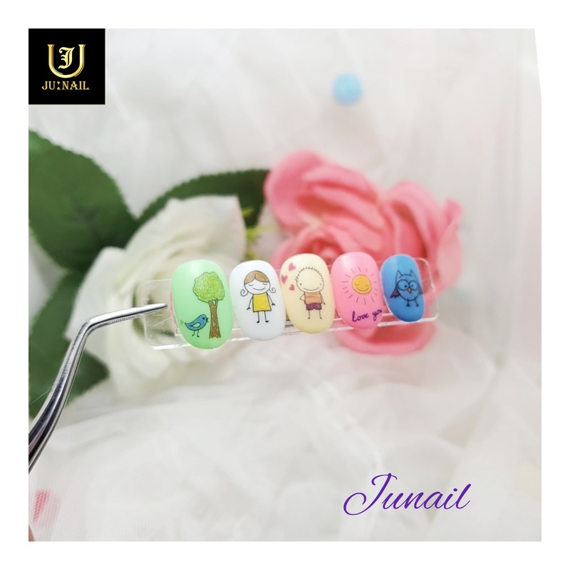 ❤Young and Cheolsu handmade nail tips - Short Round Square