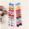 Baluue 40Pcs Hair Clips Adorable Bow Hair Accessories for Durable