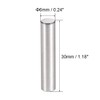 sourcing map 25Pcs 6mm X 30mm Dowel Pin 304 Stainless