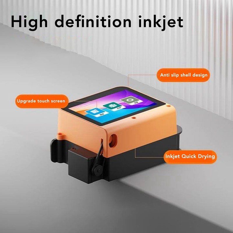 Handheld Inkjet Printer LED Touchscreen 4 Core CUP Automatic Portable