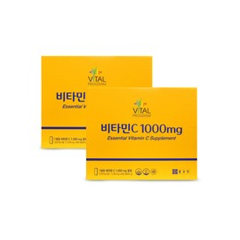 2 Box Vital Program Chong Kun Dang Vitamin C 1000mg 600 Capsules Large Capacity Vitamin C / 2박스 바이탈 프로그램 종근당비타민C 1000mg 600캡슐 대용량 비타민씨