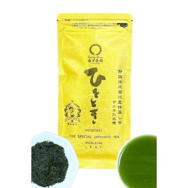 Shuho Tea Garden Shizuoka Tea Kakegawa Tea Leaf [Deep Steamed Sencha "Hitoki" 2.8 oz (80 g) / Shizuoka Kakegawa Kikukawa Yabukita Variety, Green Tea, Japanese Tea, Tea Leaves, Green Tea (Deep Steamed