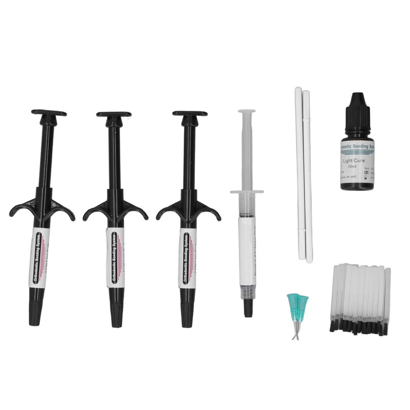Dental Adhesive Cure Syringe High Bond Strength Orthodontic Dental Bonding