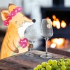 Mr. & Mrs. Panda Weißwein Glas Otter Valentine - Geschenk,