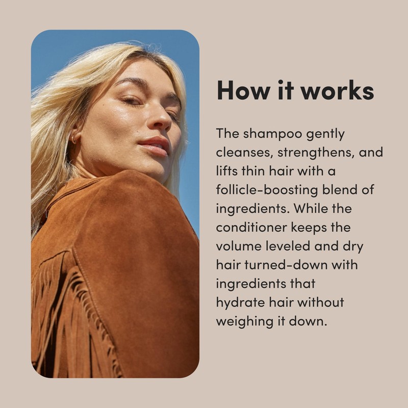 hers Full Volume Shampoo & Conditioner Set - Biovolume 128