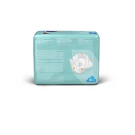 Medline Disposable Baby Diapers, Size 6 (35+ LBS), Case of 200