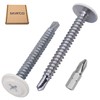 SKIR'CO (Pack of 40) Painted Self-Drilling Screws 4.2 x 40