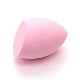 Single Beauty Blender | Oblique Shape | Makeup Blending Sponge | Extra Soft | Fashionable | Soft Puff | Powder Makeup Sponges | Different Shapes and Colours | (Mexican Pink)