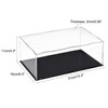 sourcing map Acrylic Clear Display Case Box Dustproof Protection Showcase