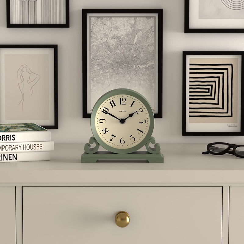 Jones Clocks® Saloon Mantel Clock - Traditional/Classic Design - Bedroom