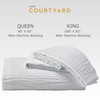 Courtyard by Marriott Textured Coverlet - Lightweight Coverlet with Wash-Activated