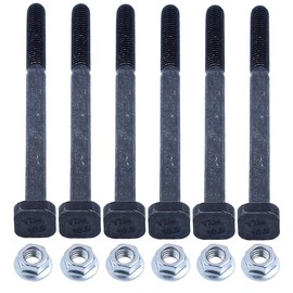PHUOC LOC THO for 6X Exhaust Muffler Bolts for STIHL 017 018 025 MS170 MS180 MS230 MS250 Chainsaw