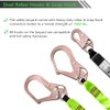 6FT Double Leg Internal Shock Absorbing Safety Fall Protection Lanyard