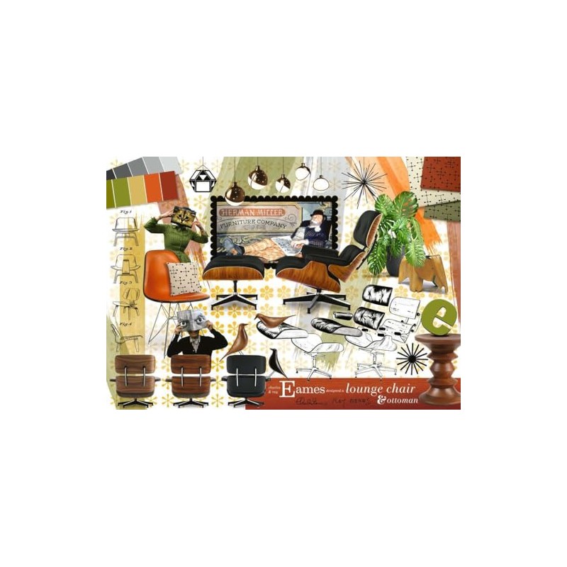 Ravensburger Eames Design Classics Jigsaw Puzzle - 1000 Pieces |