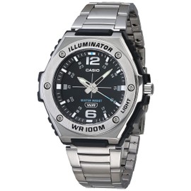 Casio Illuminator Men's Quartz 100M Water Resistant 3-Year Battery Watch MWA100HD-1AV