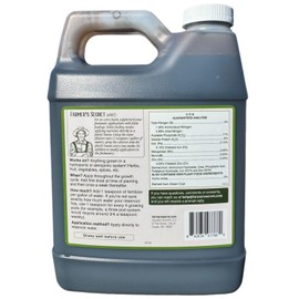 Farmer's Secret Hydroponic Booster Fertilizer - Super Concentrated 4-11-8 Formula - Use with Any Hydroponic or Aeroponic System - Great for Herbs, Veggies, Fruits, and More (32oz)
