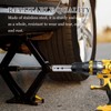 Ongfuwu Stainless Steel Trailer Jack Drill Adapter, Top Wind Trailer