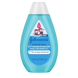 Johnson's Baby Clean & Fresh Children's Tear-free Shampoo & Body Wash, Sulfate-free, 13.6 fl. oz.