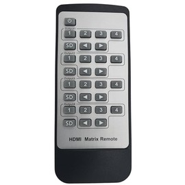 FOURKAY Spare Infra Red remote control for 4x4 HDMI matrix switch model MX4K44H-DS.