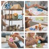 6Pcs Flower Candle Silicone Mold 3D Flower Resin Candle Molds
