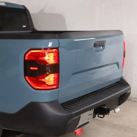 Ynei Smoked Tail Light Lamp Cover Lens Blackout Molding Fits Ford Maverick 2022-2023