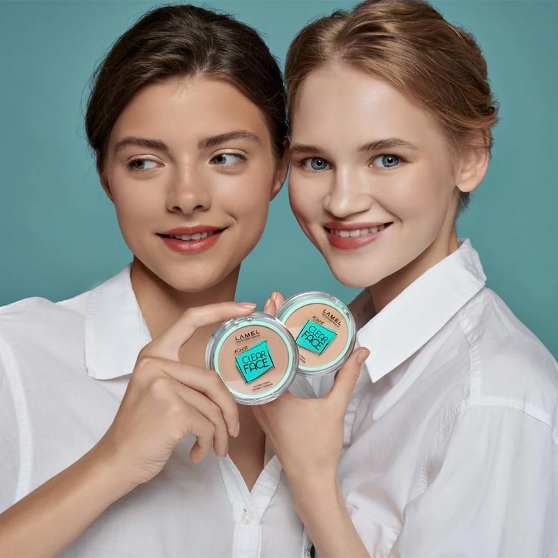 Lamel OhMy Clear Face Powder - Light Natural Coverage &