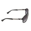 Emporio Armani EA4029-50638G Lunettes de Soleil CAOUTCHOUC NOIR avec Lentille