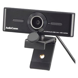 Ohm Electric AudioComm WB-CA200N 03-1674 Web Camera with Microphone, Full HD, 1080P, USB Powered, Lightweight, Small, Remote Conferencing, OHM