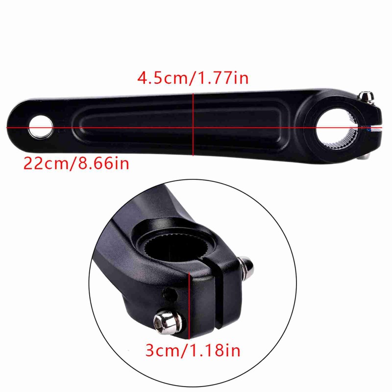 Aluminum Alloy Bike Bicycle Left Crank Arm for 590 610