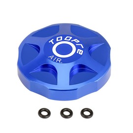 HOUSON Bicycle Suspension Fork Valve Cover, Fork Air Chamber Cover Bicycle Spare Parts for Mountain Bike Blue