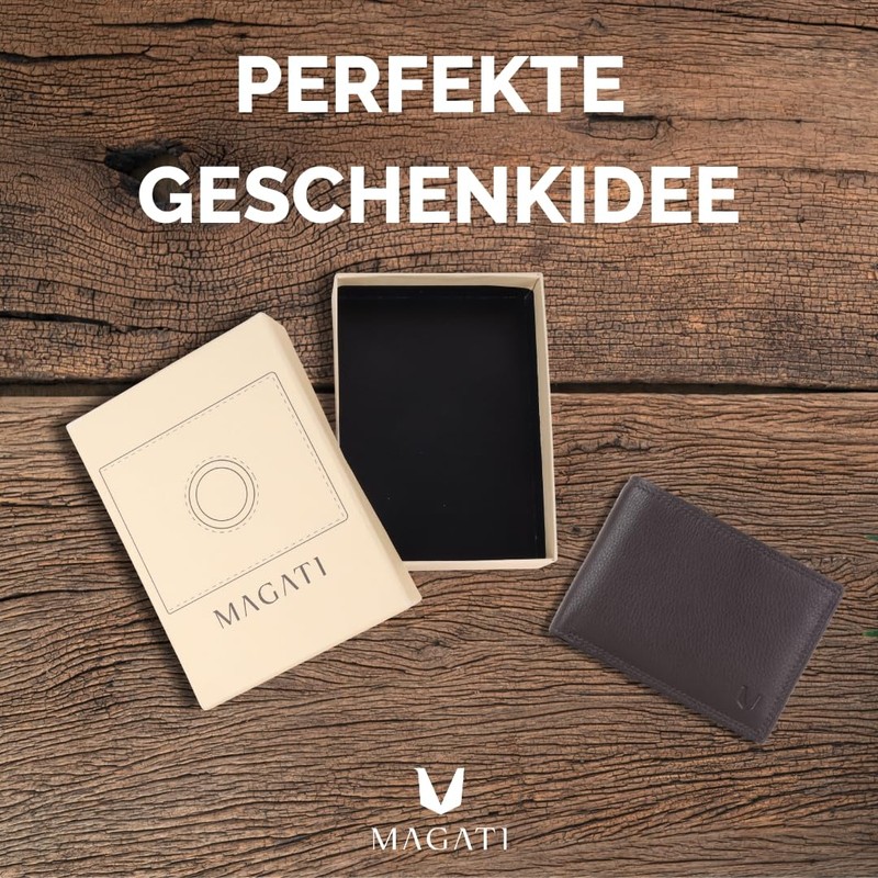MAGATI IL Toro Classic Wallet with Coin Compartment, RFID Protection,