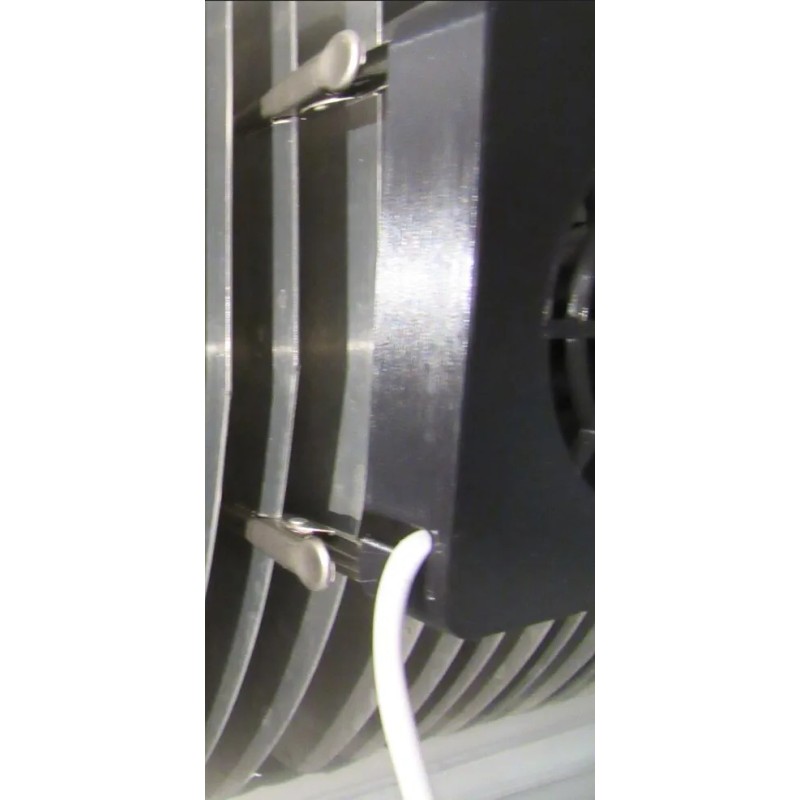 DutchAire RV Refrigerator Fin Fan with Temperature Readout