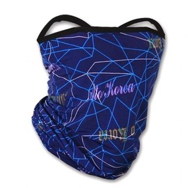 Domestic Ear-Hook Cool Multi-Scarf Buff for Bicycle Summer Neck Gaiter Black Multi-Scarf