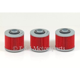 HiFloFiltro 2006-2007 YAMAHA VIRAGO 250 XV250 XV ***3 PACK*** OIL FILTER