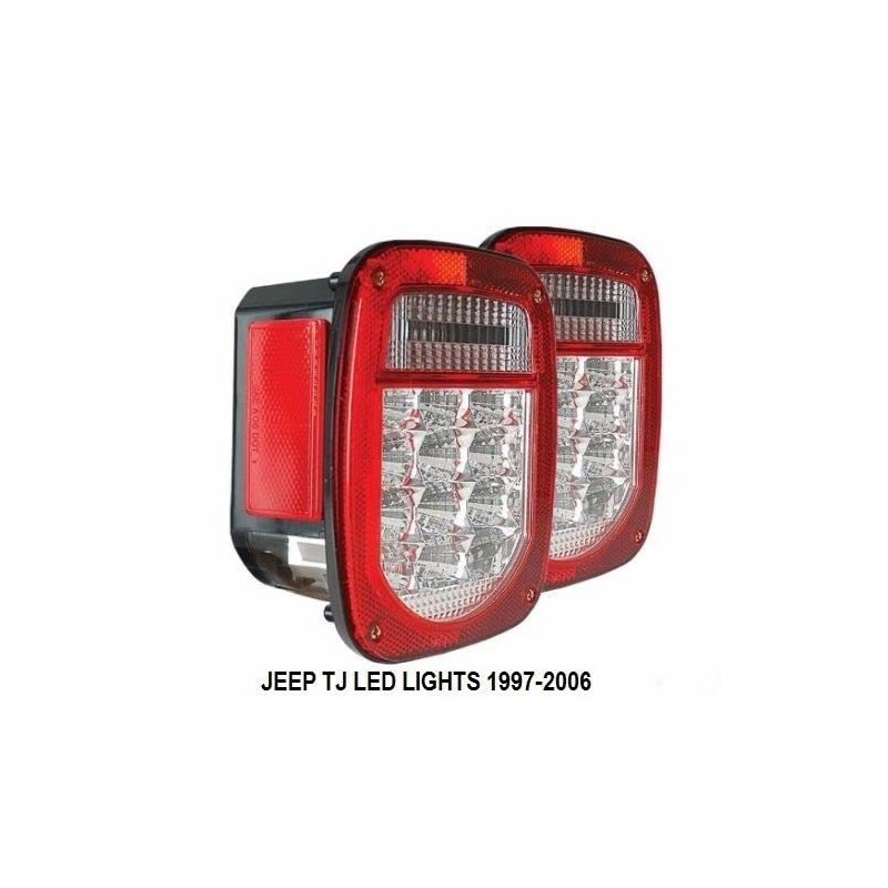 GCD Fits Jeep TJ CJ YJ Replacement LED Tail Lights