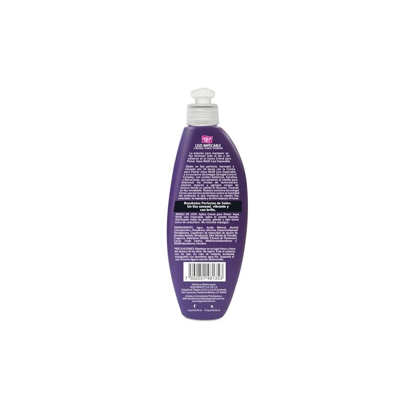 Crema para peinar Aqua Net® Liso Impecable, con su exclusiva