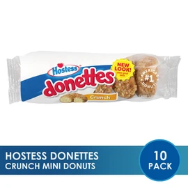 Hostess Crunch Donettes, 6 Count Bags (10 Pack)
