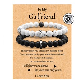 Matching Couples Bracelets Long Distance Bracelets for Bf and Gf Pinky Promise Bracelets Heart Bracelet Valentines Day Gifts for Her Him