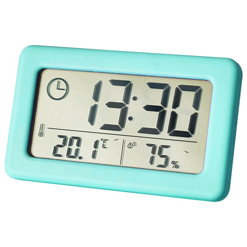 Zeizafa Thin Digital Clock with Temperature and Humiditys for Home