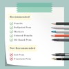 Temiary 6Pads Transparent Sticky Notes, Clear Sticky Note Waterproof See